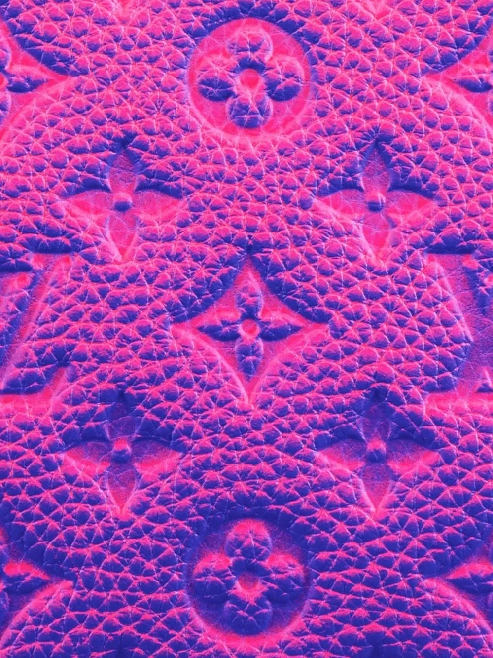 Louis Vuitton Fuchsia and Purple Monogram Keepall Travel Bag